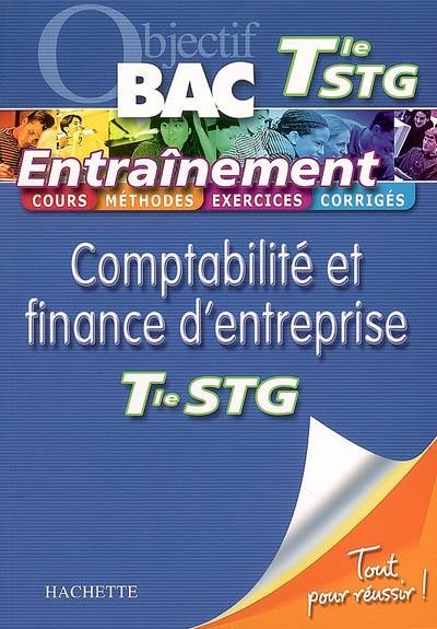 Comptabilité et finance d'entreprise terminale STG