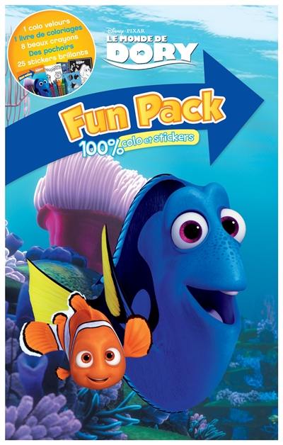 Le monde de Dory : fun pack 100 % colo et stickers