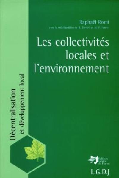 Les collectivités locales et l'environnement