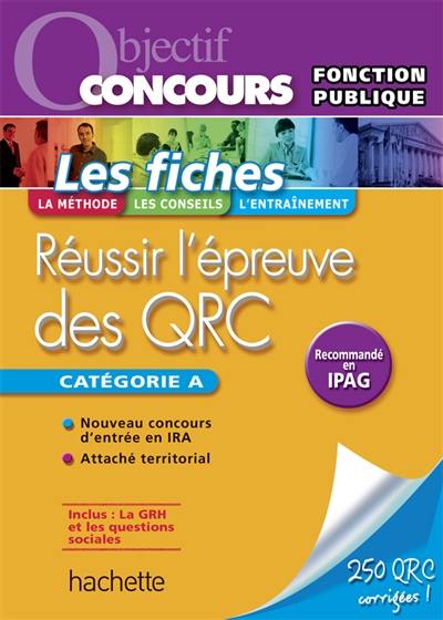 Réussir les QRC : catégorie A