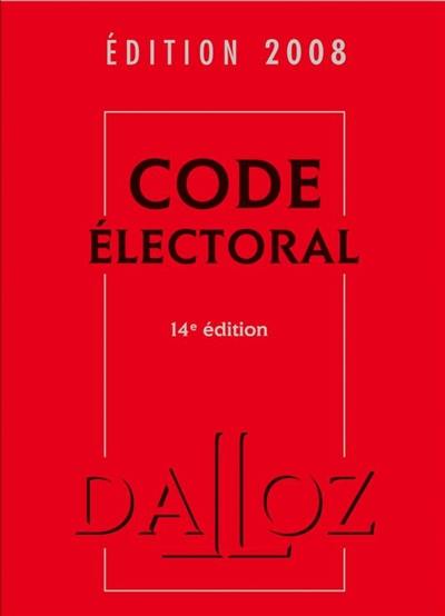 Code électoral 2008