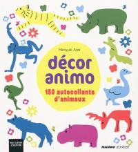 Décor animo : 150 autocollants d'animaux