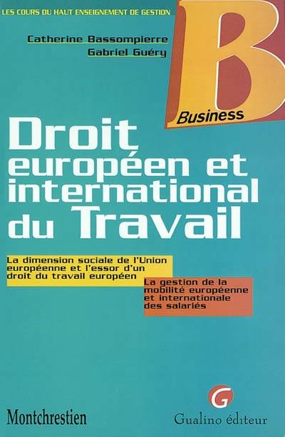 Droit européen et international du travail