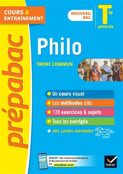 Philo terminale générale : tronc commun : nouveau bac