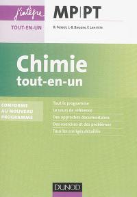 Chimie tout-en-un MP-PT : conforme au nouveau programme