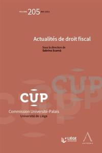 Actualités de droit fiscal