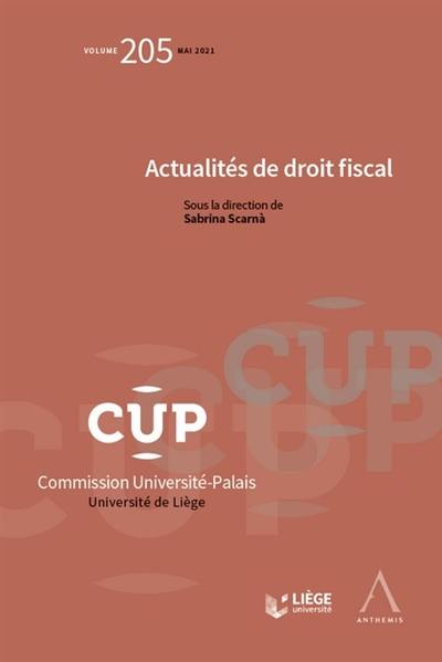 Actualités de droit fiscal