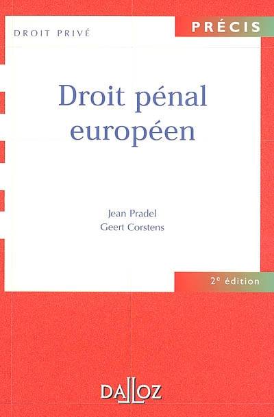 Droit pénal européen