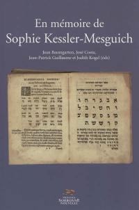 En mémoire de Sophie Kessler-Mesguich