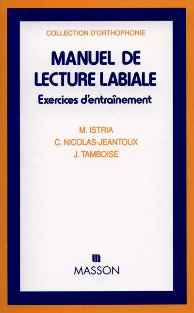 Manuel de lecture labiale : exercices d'entrainement