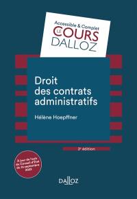 Droit des contrats administratifs