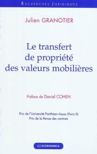 Le transfert de propriété des valeurs mobilières