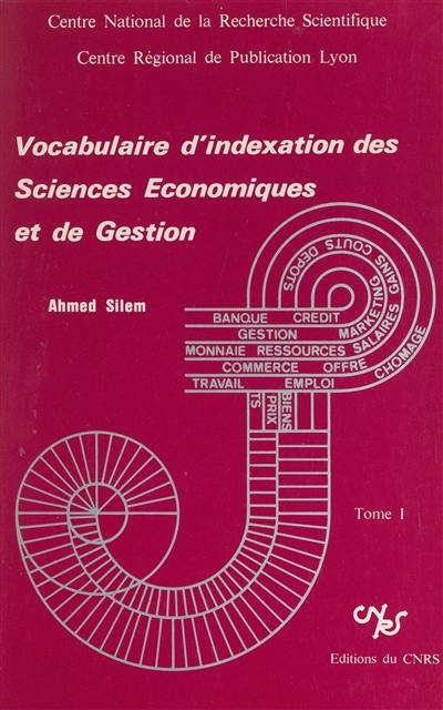 Vocabulaire d'indexation des sciences économiques et de gestion