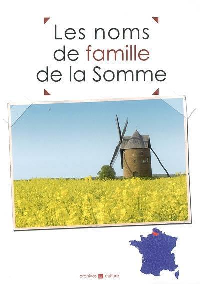 Les noms de famille de la Somme