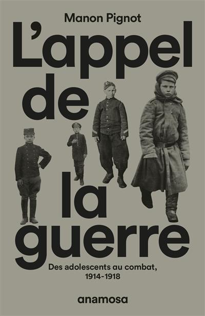 L'appel de la guerre : des adolescents au combat, 1914-1918