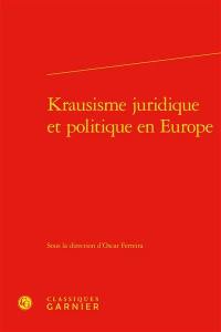 Krausisme juridique et politique en Europe