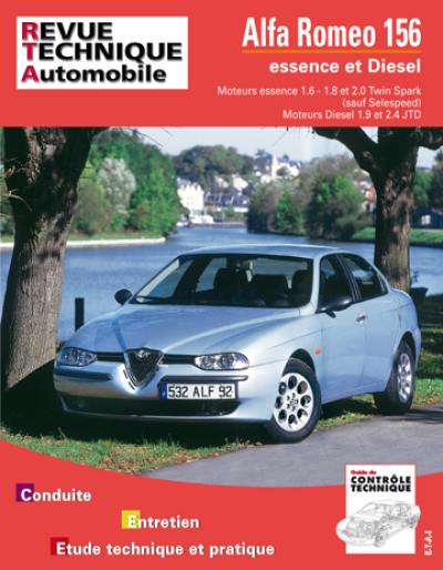 Revue technique automobile, n° 627.1. Alfa Romeo 156 essence et diesel