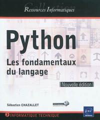 Python : les fondamentaux du langage