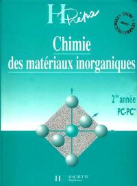 Chimie des matériaux inorganiques, 2e année PC