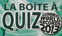 La boîte à quiz Guinness world records 2013