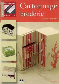 Cartonnage : broderie