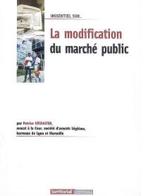 La modification du marché public