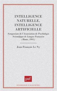 Intelligence naturelle, intelligence artificielle