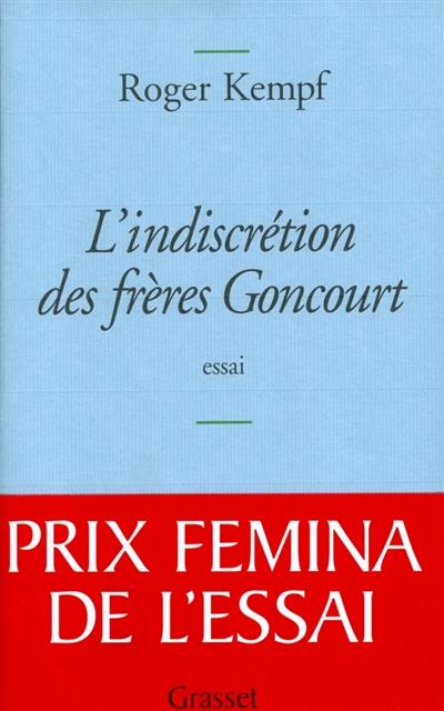 L'indiscrétion des frères Goncourt