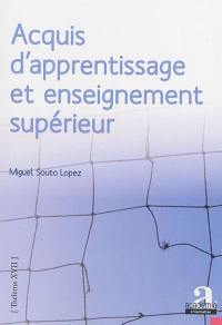 Acquis d'apprentissage et enseignement supérieur : le management par la pédagogie au service du projet de société européen