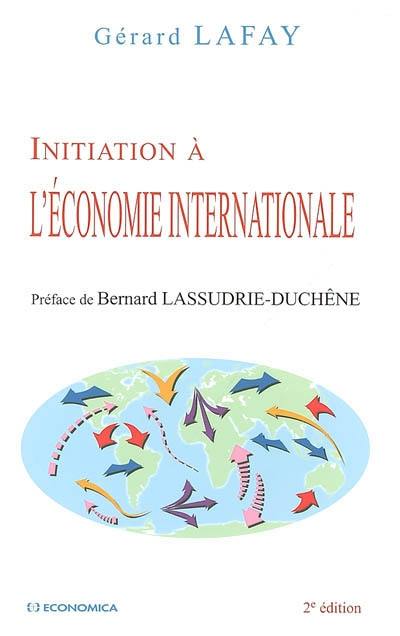 Initiation à l'économie internationale