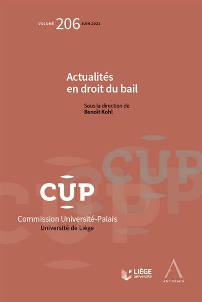 Actualités en droit du bail