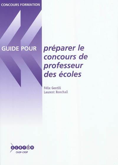 Préparer le concours de professeur des écoles