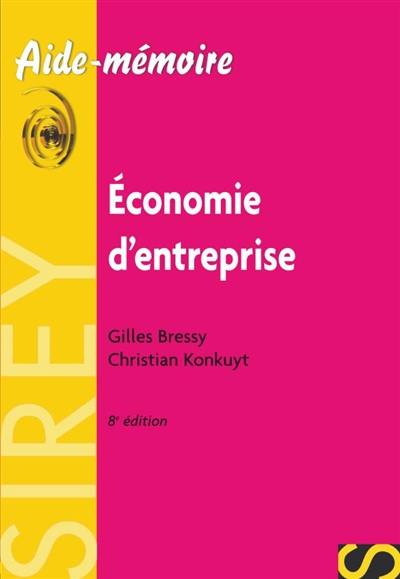 Economie d'entreprise