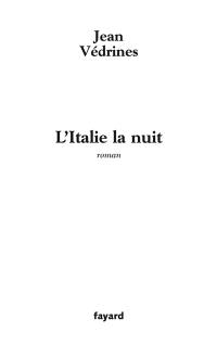 L'Italie la nuit