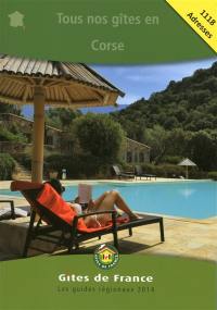 Tous nos gîtes en Corse 2014