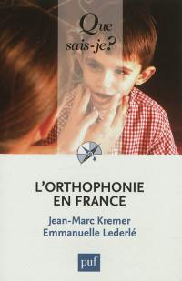 L'orthophonie en France