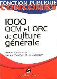 1.000 QCM et QRC de culture générale