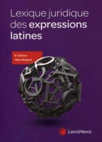 Lexique juridique des expressions latines