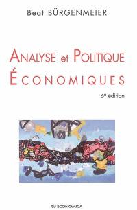 Analyse et politique économiques