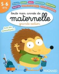 Toute mon année de maternelle grande section, 5-6 ans : avec des autocollants !