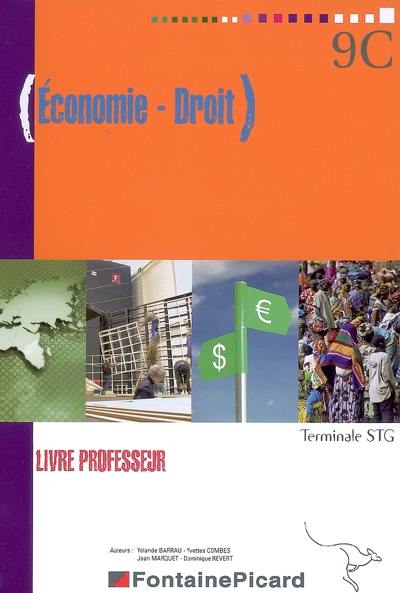 Economie droit, terminale STG : livre professeur