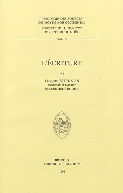 L'écriture