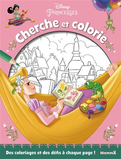 Disney princesses : cherche et colorie