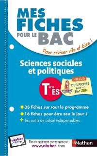 Sciences sociales et politiques terminale ES : spécialité