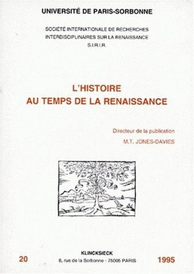 L'histoire au temps de la Renaissance