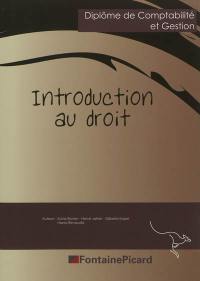 Introduction au droit DCG : diplôme de comptabilité et gestion