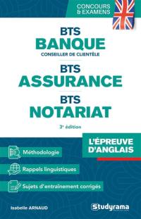 BTS banque, conseiller de clientèle, BTS assurance, BTS notariat : l'épreuve d'anglais