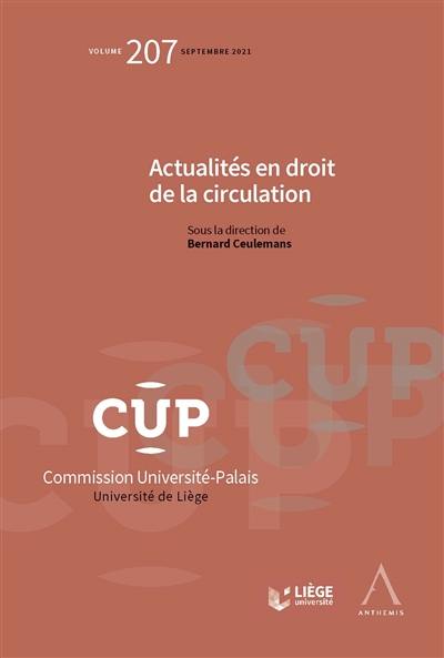 Actualités en droit de la circulation