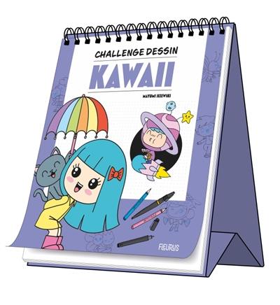 Kawaii : livre chevalet : + de 50 dessins en pas-à-pas et de super conseils !