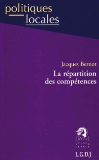 La répartition des compétences